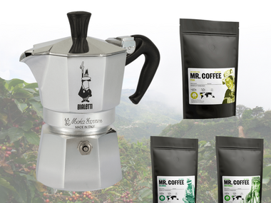 Moka konvička - alternativní příprava kávy Moka konvička - alternativní příprava kávy